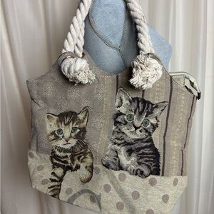 ToGoGo Tapestry Granny Rope Strap Bag